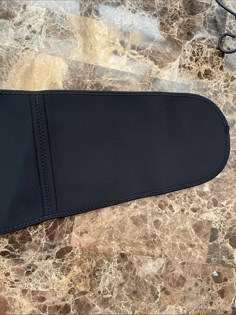 Black Adjustable Lumbar Support Belt